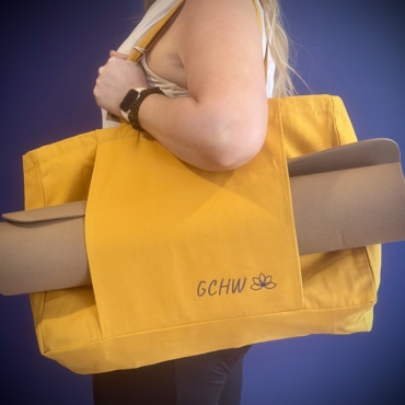 Yellow Yoga Bag
