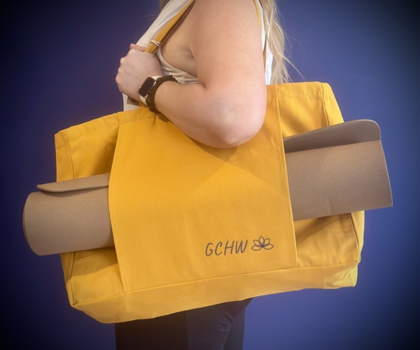 Yellow Yoga Bag