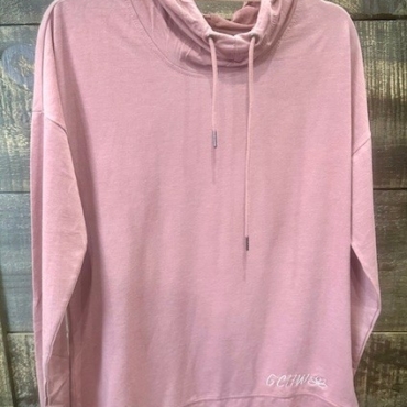 Blush GCHW Lightweight Yoga Cowl Hoodie